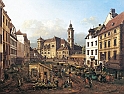 BELLOTTO BERNARDO (1721-1780) - La Freyung di Vienna. (1759-60). Vienna